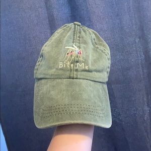 Rare 90’s “Bite Me” washed out mosquito cap
